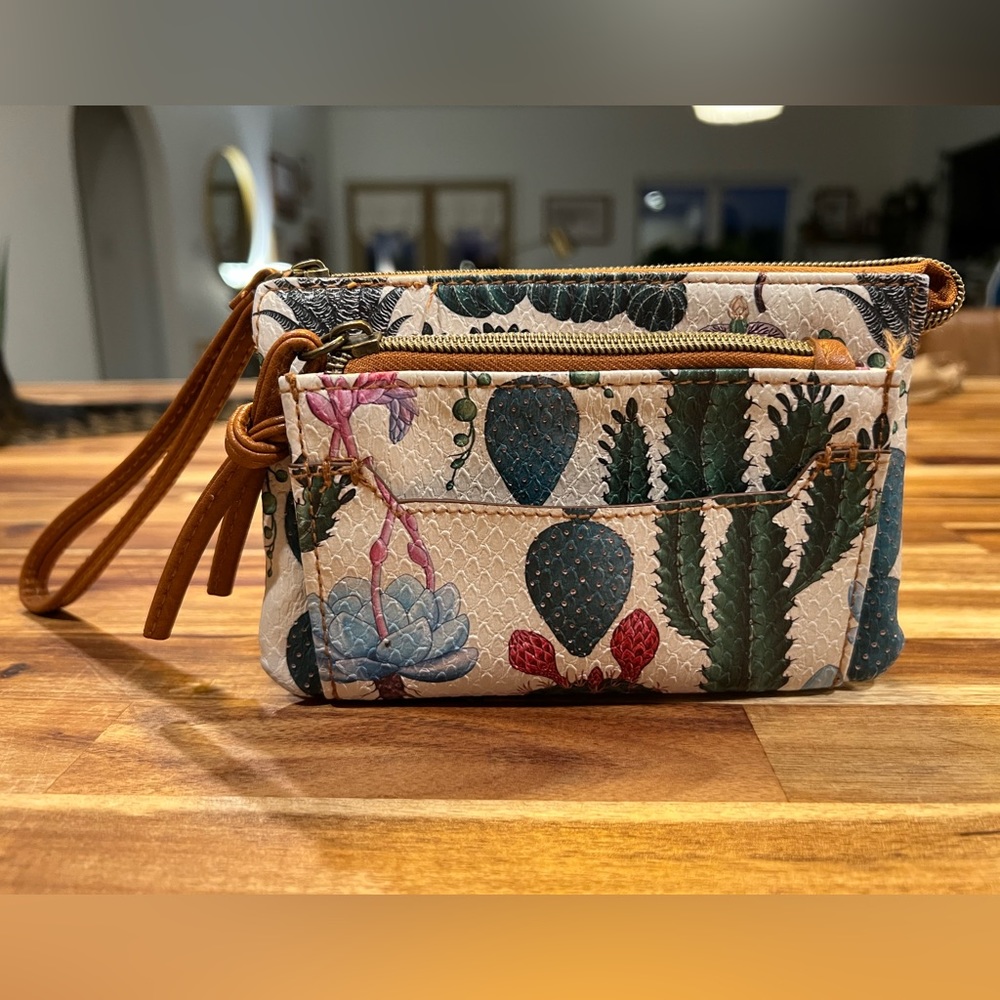 Succulent Clutch/Wristlet